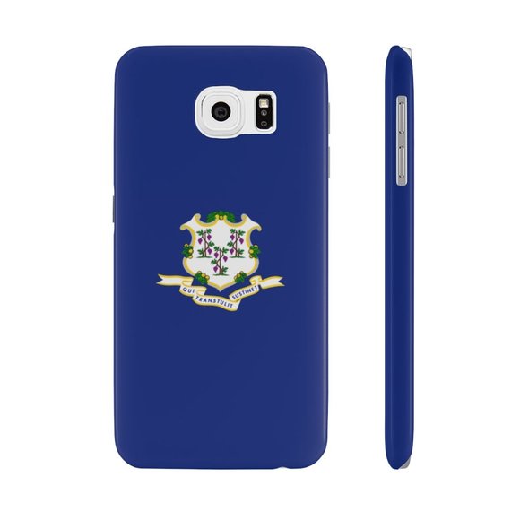 Connecticut State Flag Phone Case - Picture 2 of 7